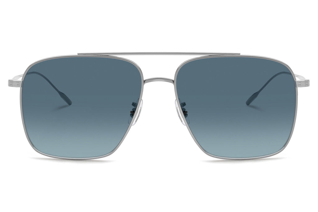 Oliver Peoples - Dresner (OV1320ST) Sunglasses Silver with Marine Gradient Lenses