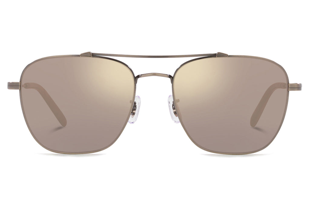 Oliver Peoples - Marsan (OV1322ST) Sunglasses Antique Pewter with Chrome Taupe Photochromic Lenses