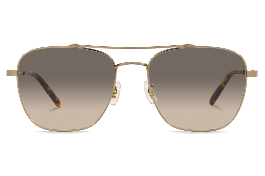 Oliver Peoples - Marsan (OV1322ST) Sunglasses Brushed Gold with Shale Gradient Lenses