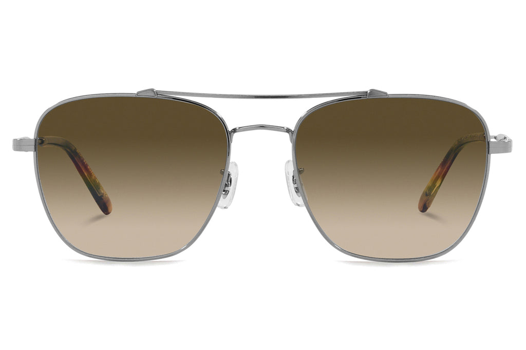 Oliver Peoples - Marsan (OV1322ST) Sunglasses Brushed Silver with Chrome Olive Photochromic Lenses