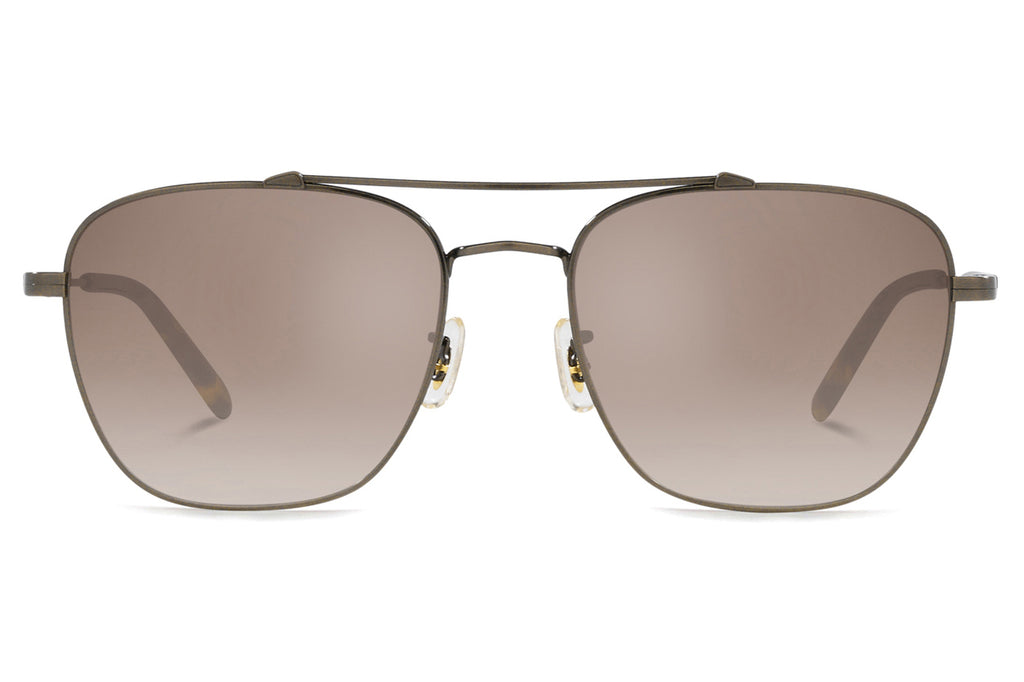 Oliver Peoples - Marsan (OV1322ST) Sunglasses Antique Gold with Tuscan Brown Gradient Mirror Lenses