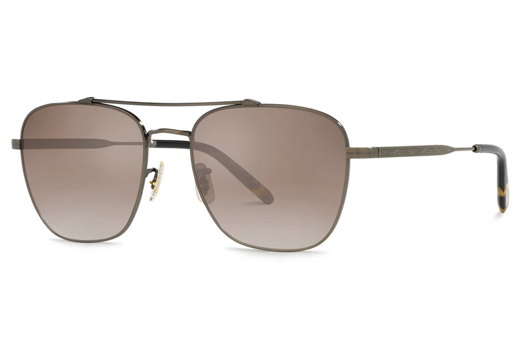 Oliver Peoples - Marsan (OV1322ST) Sunglasses Antique Gold with Tuscan Brown Gradient Mirror Lenses