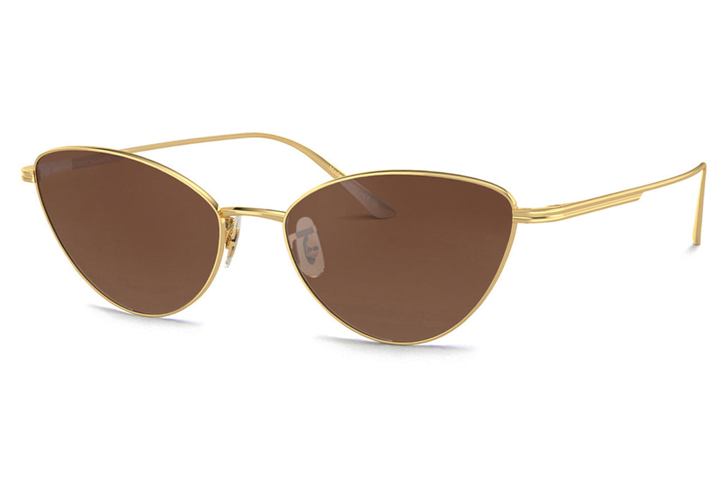 Oliver Peoples - 1998C (OV1328S) Sunglasses Gold with Dark Brown Gradient Mirror Lenses