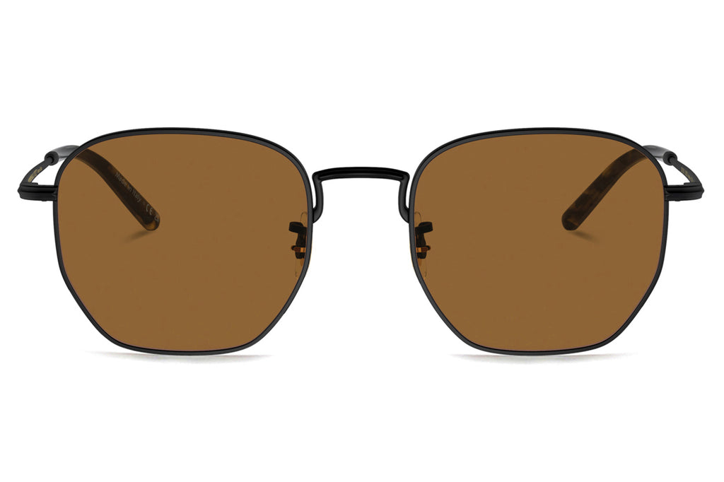 Oliver Peoples - Kierney (OV1331S) Sunglasses Matte Black with True Brown Lenses