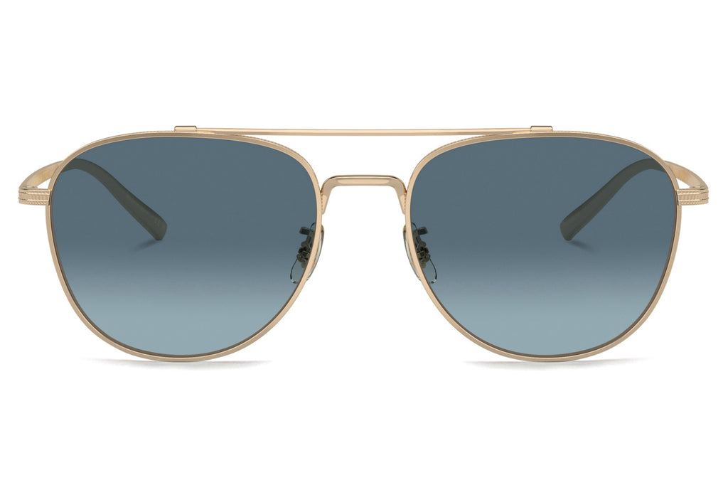 Oliver Peoples - Rivetti (OV1335ST) Sunglasses Gold with Marine Gradient Lenses