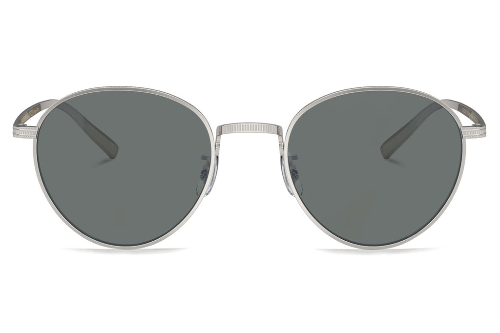 Oliver Peoples - Rhydian (OV1336ST) Sunglasses Silver with Regal Blue Lenses