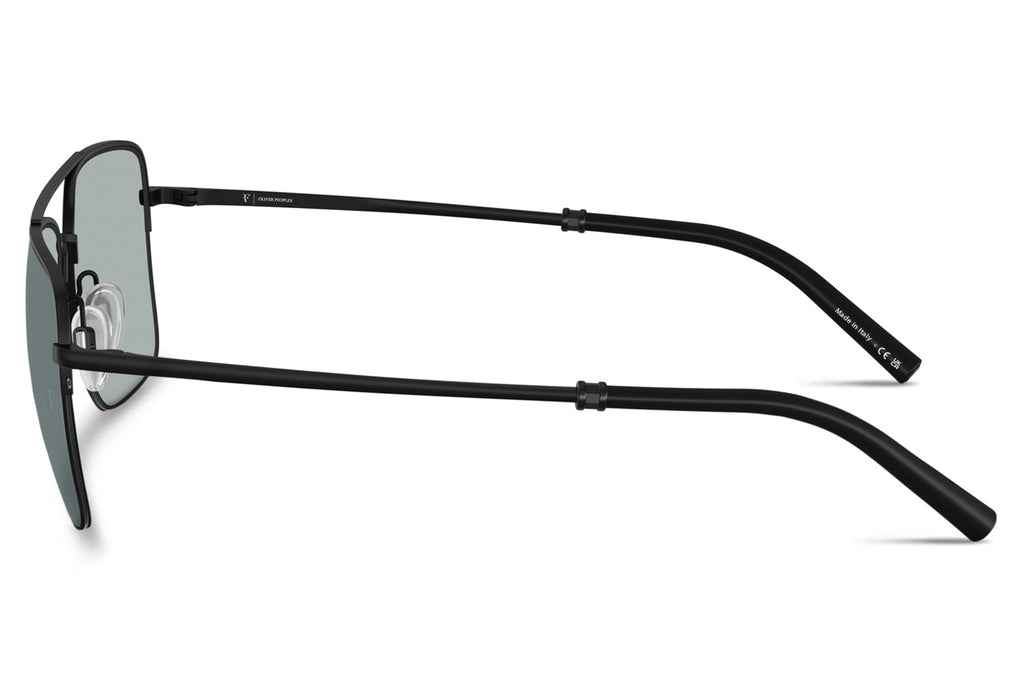Oliver Peoples - R-2 (OV1343S) Sunglasses Matte Black with Black Mirror Polar Lenses