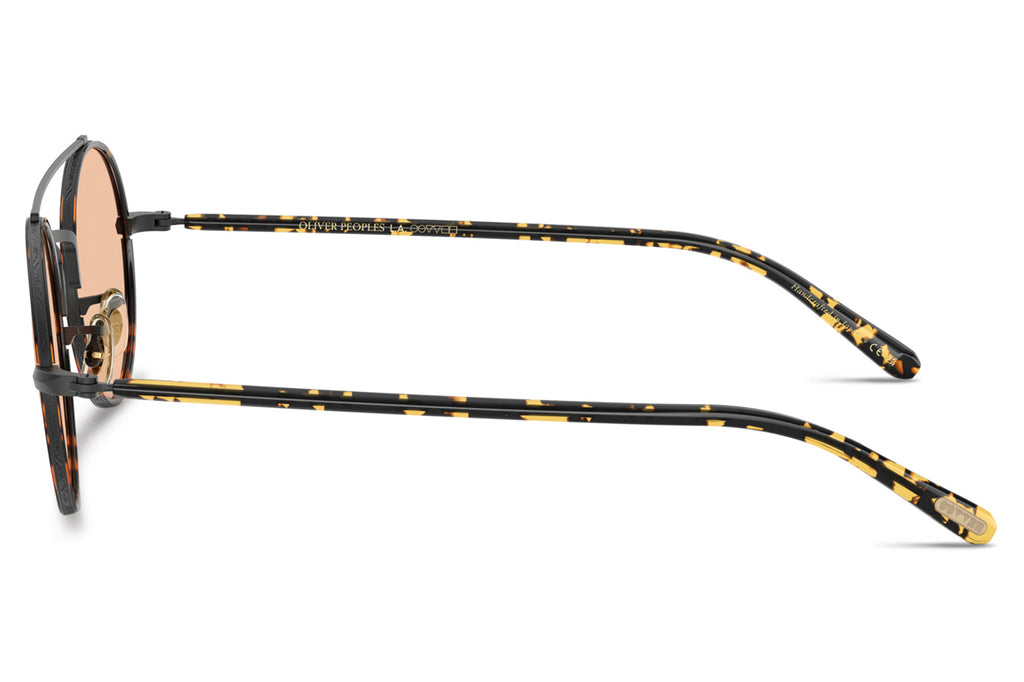 Oliver Peoples - Etlin (OV1355T) Sunglasses Matte Black/Tokyo Tortoise with Brown Wash Lenses