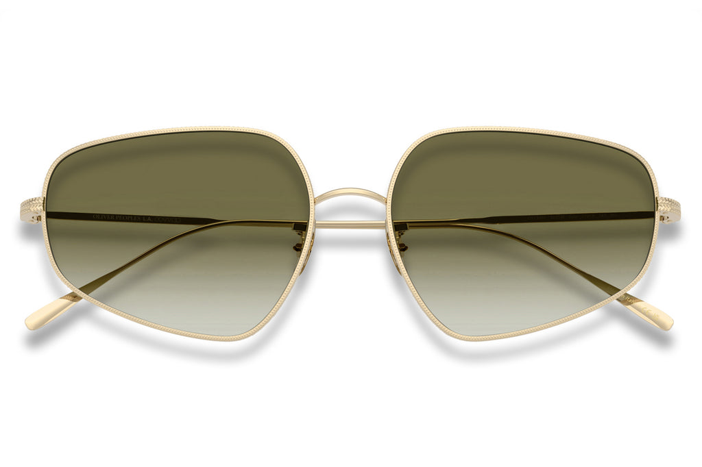 Oliver Peoples - Eylla (OV1356S) Sunglasses Gold with Olive Gradient Lenses