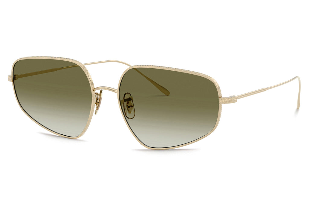 Oliver Peoples - Eylla (OV1356S) Sunglasses Gold with Olive Gradient Lenses