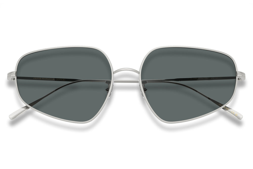 Oliver Peoples - Eylla (OV1356S) Sunglasses Silver with Dark Grey Gradient Mirror Lenses