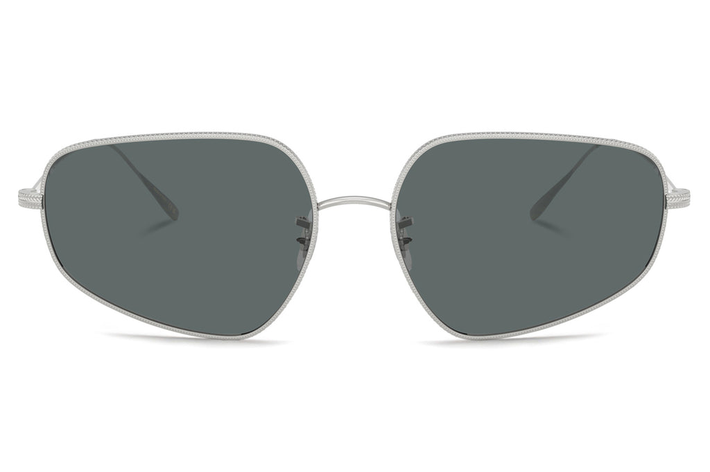 Oliver Peoples - Eylla (OV1356S) Sunglasses Silver with Dark Grey Gradient Mirror Lenses