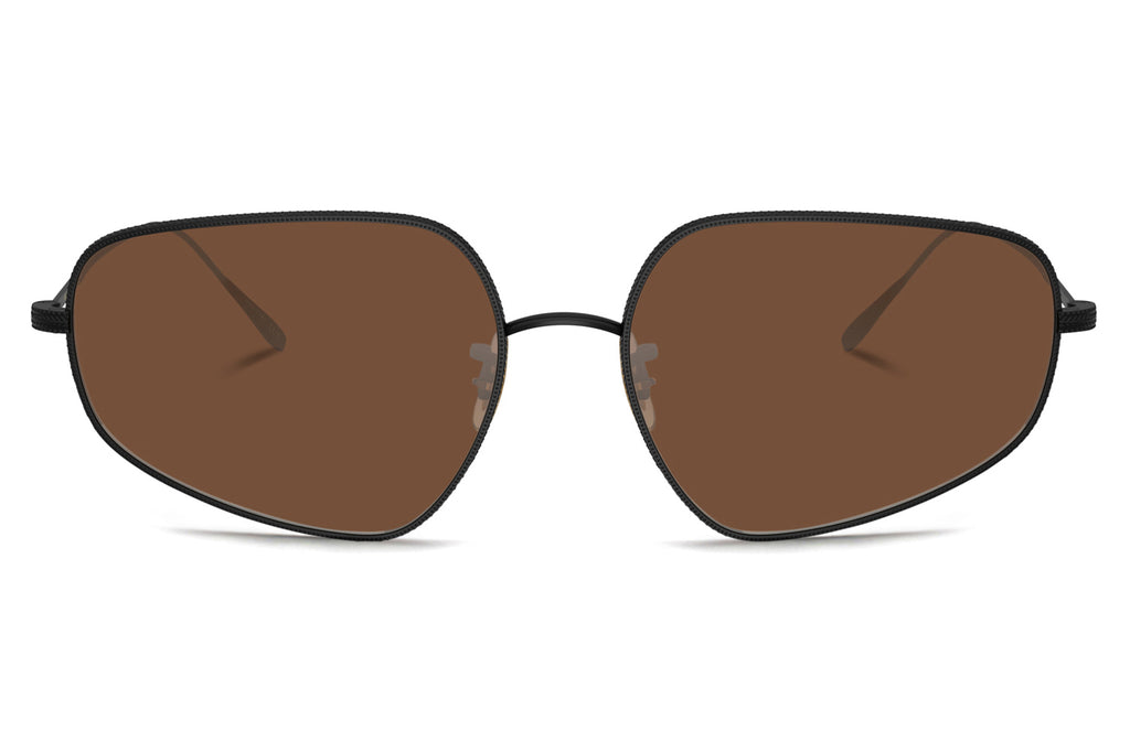 Oliver Peoples - Eylla (OV1356S) Sunglasses Matte Black with Dark Brown Gradient Mirror Lenses