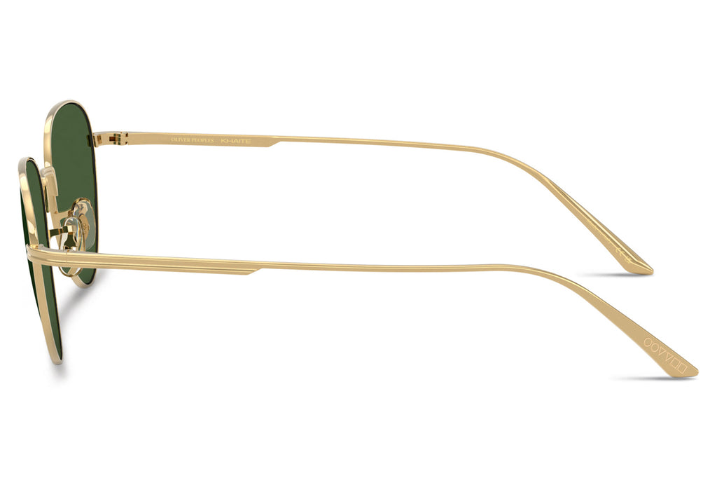 Oliver Peoples - 1991C (OV1357S) Sunglasses Gold with Vibrant Green Lenses