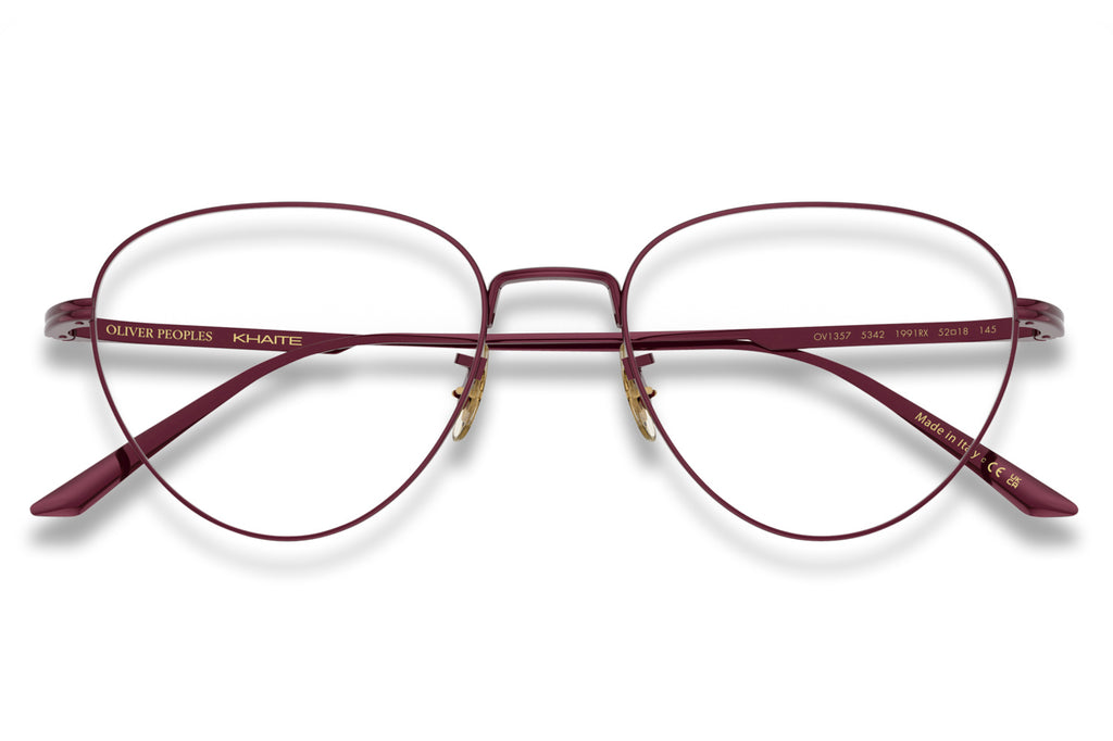Oliver Peoples - 1991 RX (OV1357) Eyeglasses Brushed Burgundy