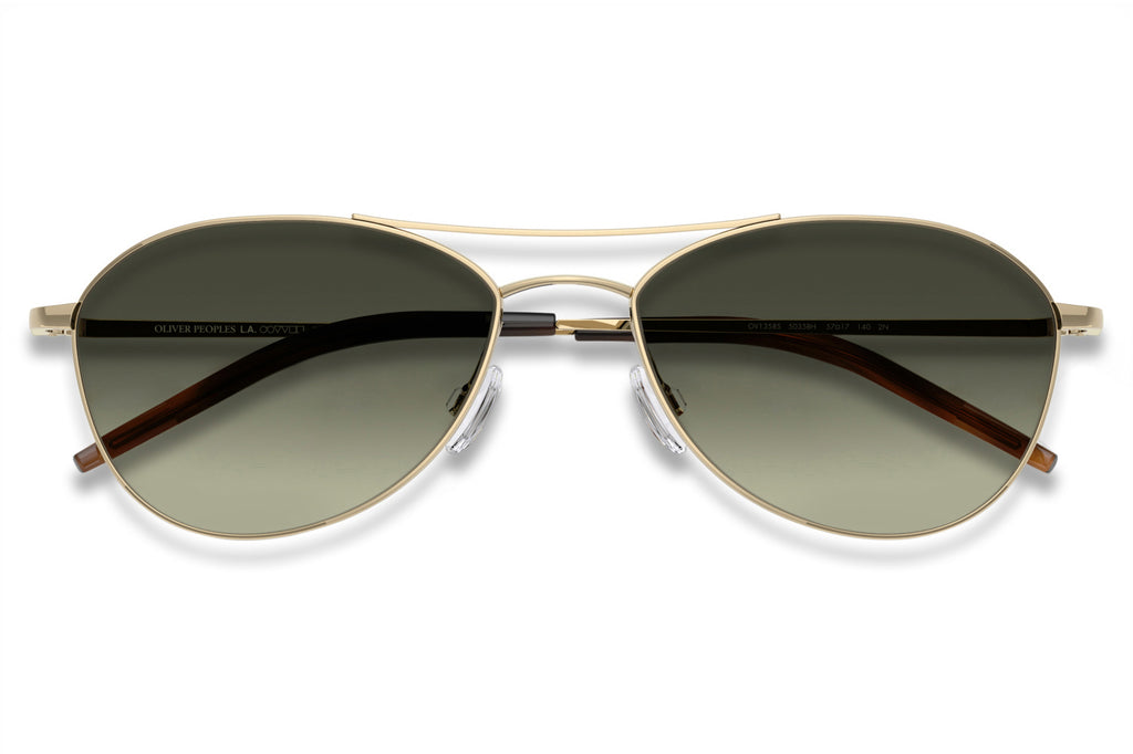 Oliver Peoples - Aero II (OV1358S) Sunglasses Gold with G-15 Gradient Lenses