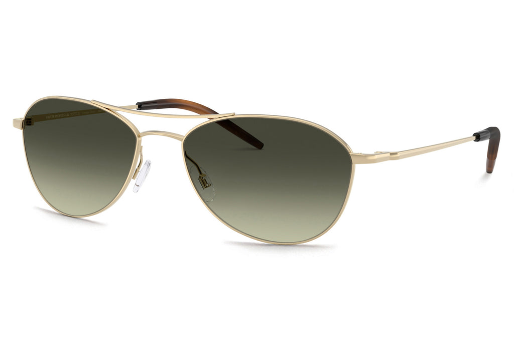 Oliver Peoples - Aero II (OV1358S) Sunglasses Gold with G-15 Gradient Lenses