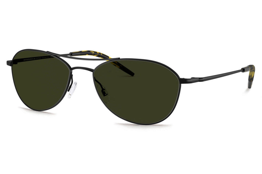 Oliver Peoples - Aero II (OV1358S) Sunglasses Matte Black with G-15 Lenses