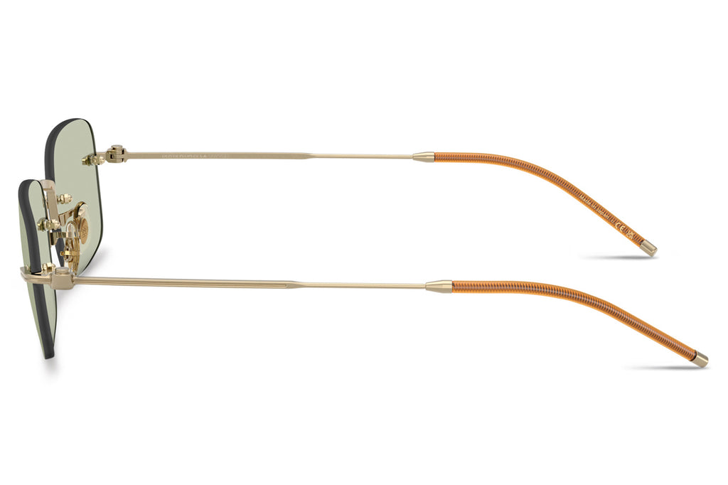 Oliver Peoples - TK-10 (OV1359T) Sunglasses Gold with Green Wash Lenses