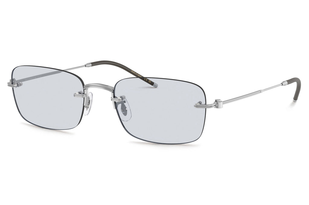 Oliver Peoples - TK-10 (OV1359T) Sunglasses Silver with Blue Wash Lenses