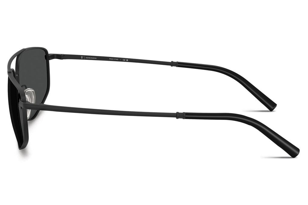 Oliver Peoples - R-14 (OV1361S) Sunglasses Matte Black with  Dark Slate Lenses