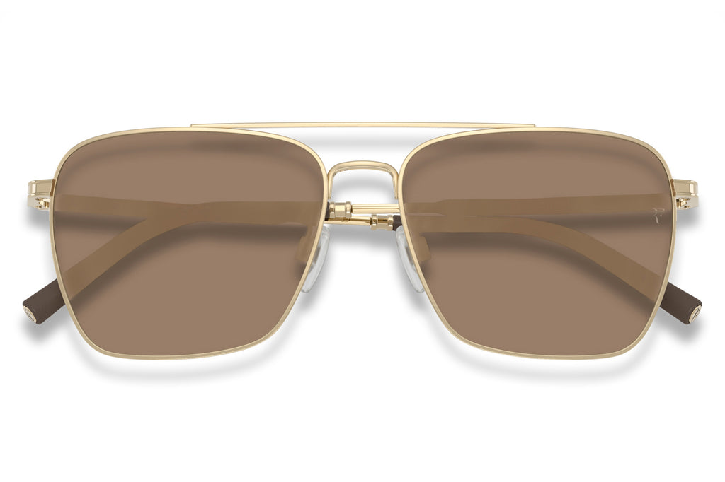 Oliver Peoples - R-15 (OV1362S) Sunglasses Gold with Desert Flash Mirror Lenses