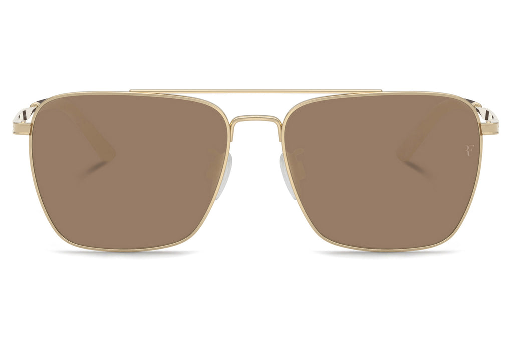 Oliver Peoples - R-15 (OV1362S) Sunglasses Gold with Desert Flash Mirror Lenses