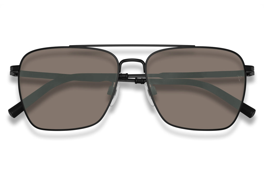Oliver Peoples - R-15 (OV1362S) Sunglasses Matte Black with Sierra Flash Mirror Lenses