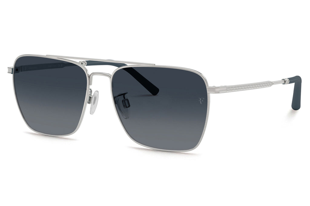 Oliver Peoples - R-15 (OV1362S) Sunglasses Brushed Silver with Sky Gradient Wash Lenses
