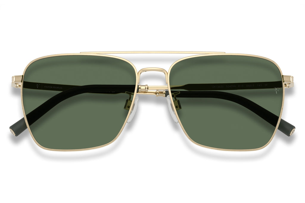 Oliver Peoples - R-15 (OV1362S) Sunglasses Brushed Gold with G-15 Polar Lenses