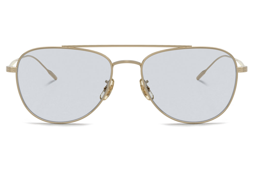 Oliver Peoples - Stilson (OV1363T) Sunglasses Gold with Blue Wash Lenses
