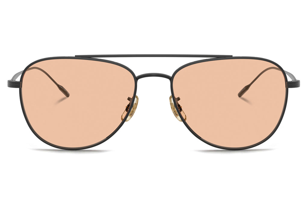 Oliver Peoples - Stilson (OV1363T) Sunglasses Matte Black with Brown Wash Lenses