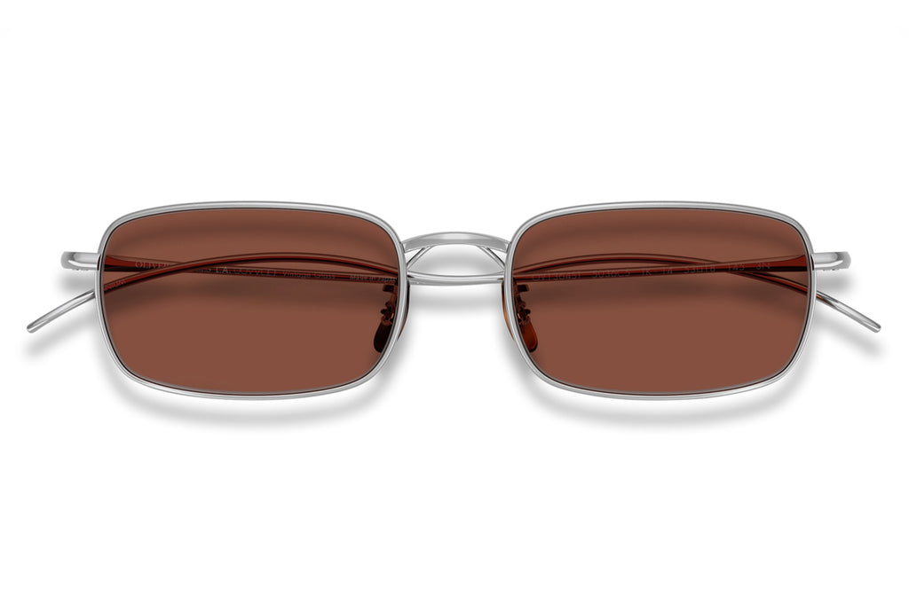 Oliver Peoples - TK-14 (OV1364ST) Sunglasses Silver with Burgundy Lenses