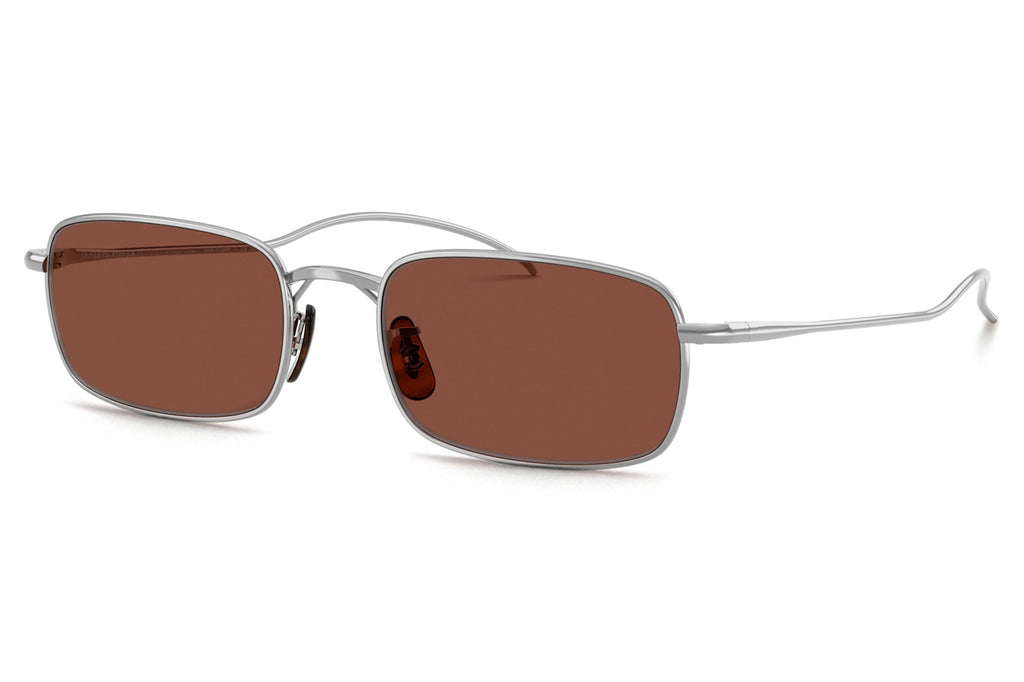 Oliver Peoples - TK-14 (OV1364ST) Sunglasses Silver with Burgundy Lenses