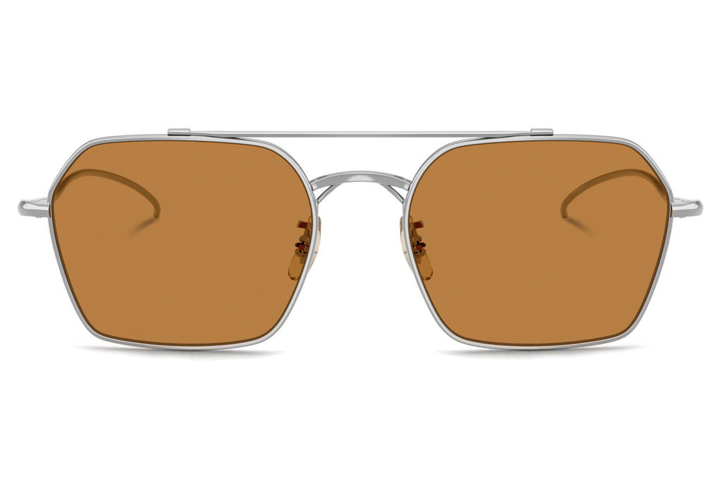 Oliver Peoples - TK-15 (OV1365ST) Sunglasses Silver with Cognac Lenses