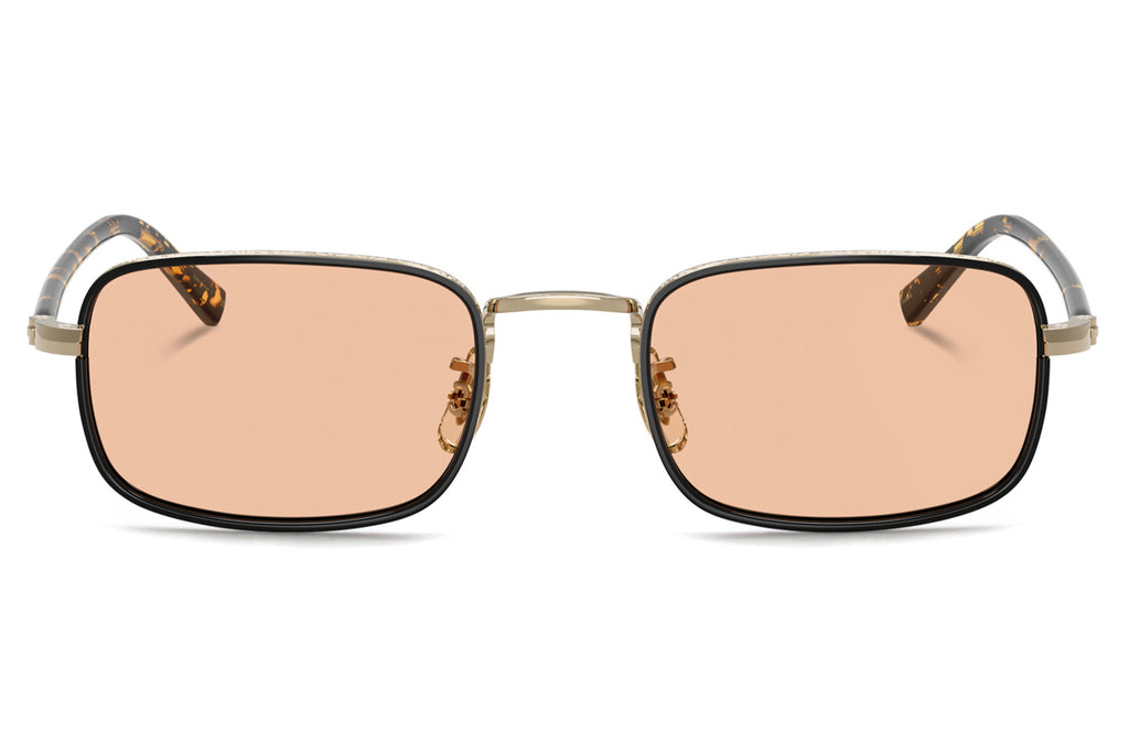 Oliver Peoples - Brymer (OV1366T) Sunglasses Gold/Black with Brown Wash Lenses