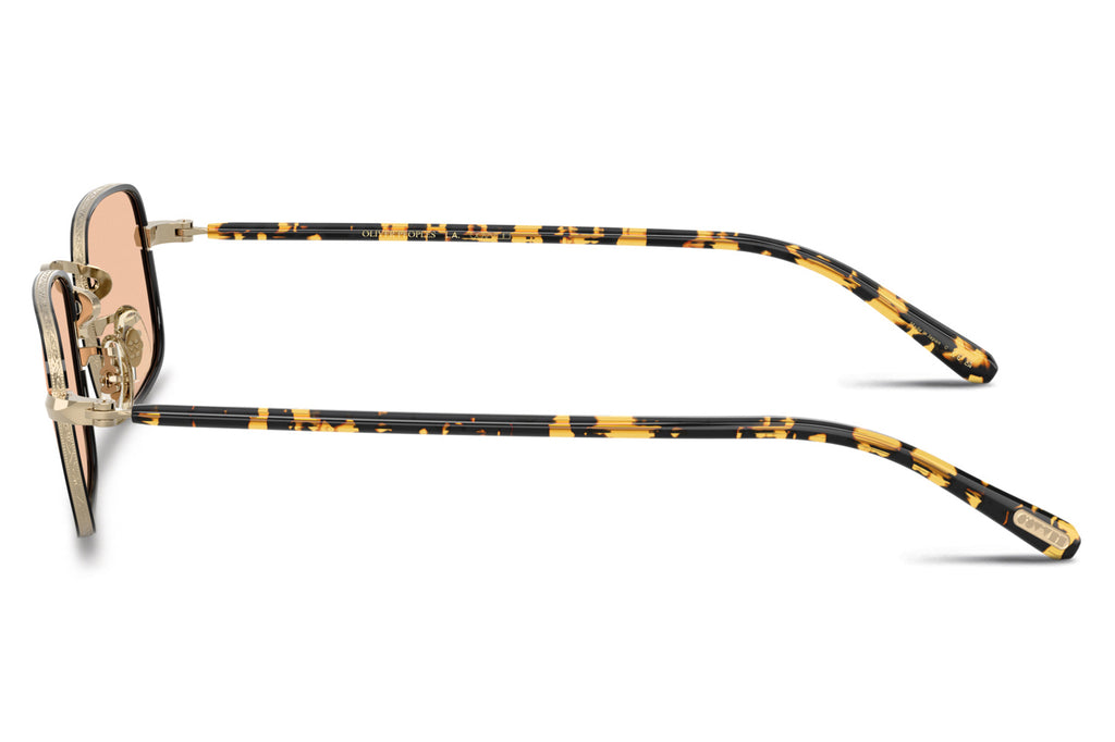 Oliver Peoples - Brymer (OV1366T) Sunglasses Gold/Black with Brown Wash Lenses