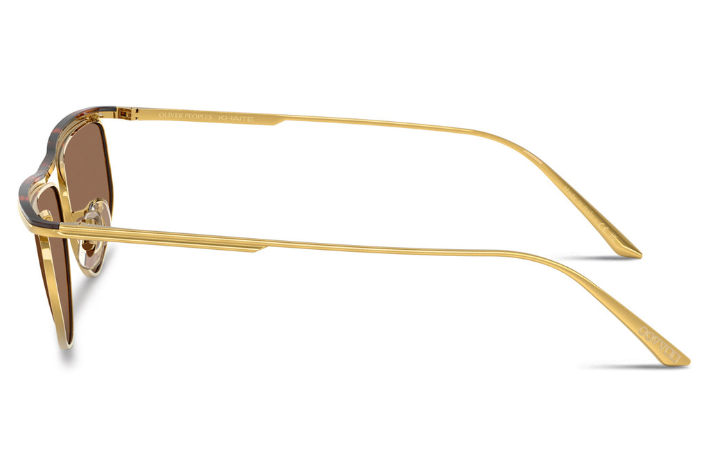 Oliver Peoples - 1986C (OV1367S) Sunglasses Gold/Dark Mahogany with Brown Lenses