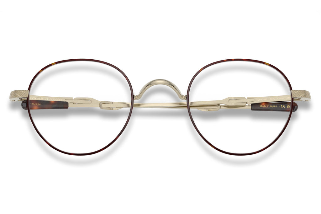 Oliver Peoples - Kinston (OV1368T) Eyeglasses Brushed Gold/Tortoise