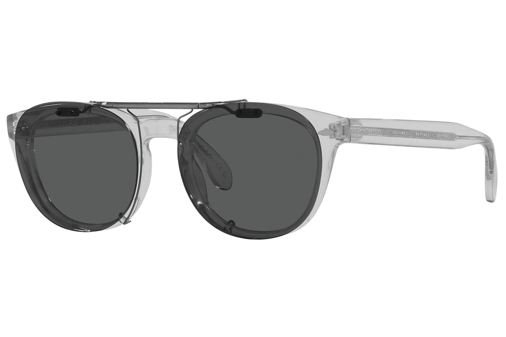 Oliver Peoples - Sheldrake Clip (OV5036C) Sunglasses Brushed Silver with Grey Polar Lenses