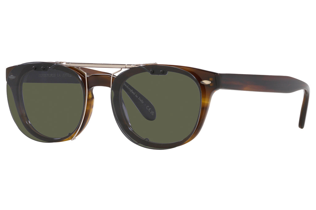 Oliver Peoples - Sheldrake Clip (OV5036C) Sunglasses Antique Gold with G-15 Polar Lenses