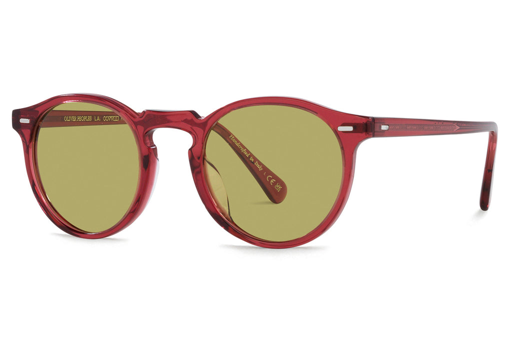 Oliver Peoples - Gregory Peck (OV5217S) Sunglasses Translucent Rust with Green Photochromic Lenses