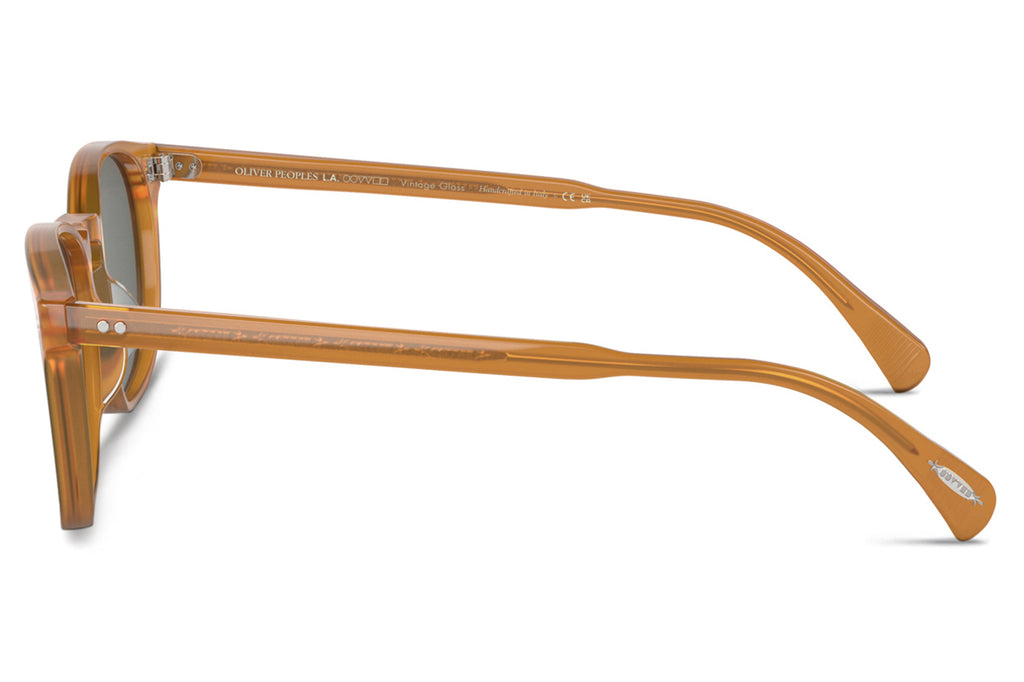 Oliver Peoples - Finley Esq. (OV5298SU) Sunglasses Amber with Regal Blue Lenses