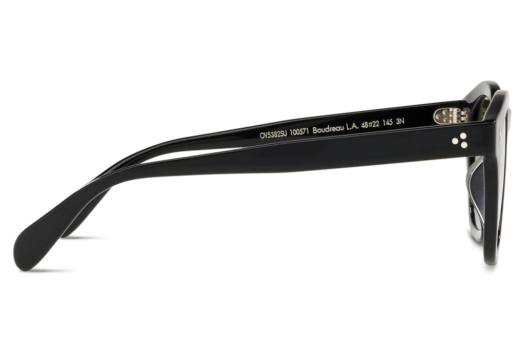 Oliver Peoples - Boudreau L.A (OV5382SU) Sunglasses Black with Dark Green Lenses