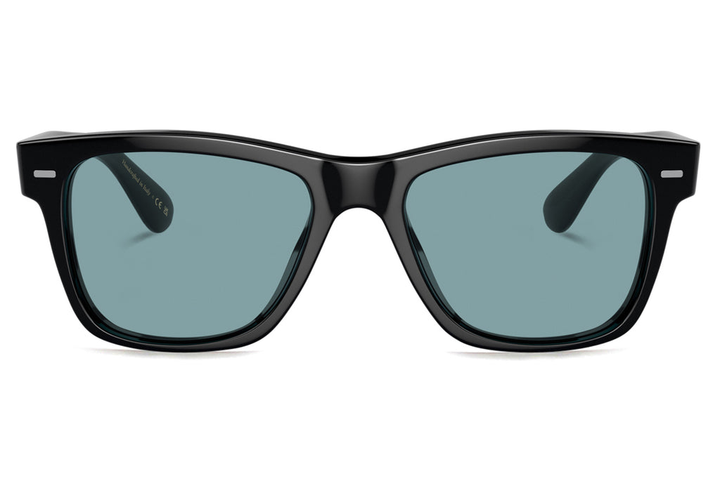 Oliver Peoples - Oliver (OV5393SU) Sunglasses Black with Teal Polar Lenses