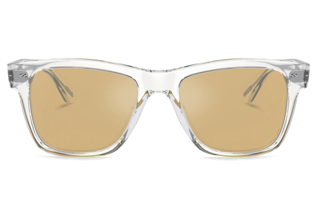 Oliver Peoples - Oliver (OV5393SU) Sunglasses Crystal with Mustard Lenses