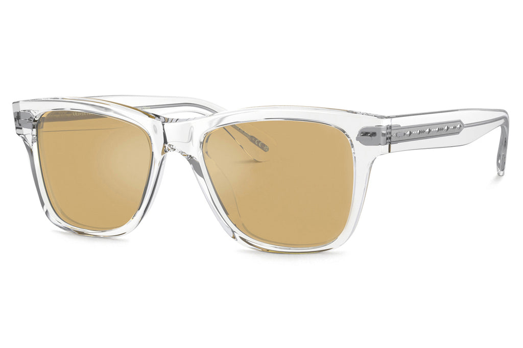 Oliver Peoples - Oliver (OV5393SU) Sunglasses Crystal with Mustard Lenses