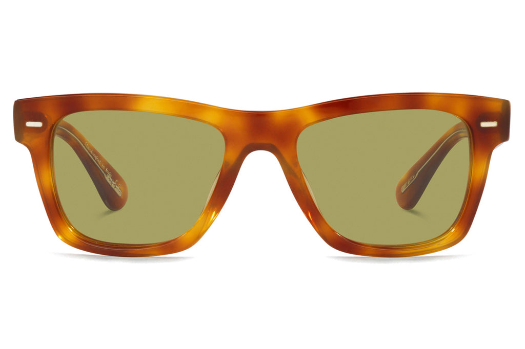 Oliver Peoples - Oliver (OV5393SU) Sunglasses Vintage LBR with Green Photo Lenses