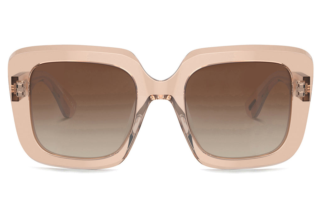 Oliver Peoples - Franca (OV5443SU) Sunglasses Blush with Dark Brown Gradient Mirror Lenses