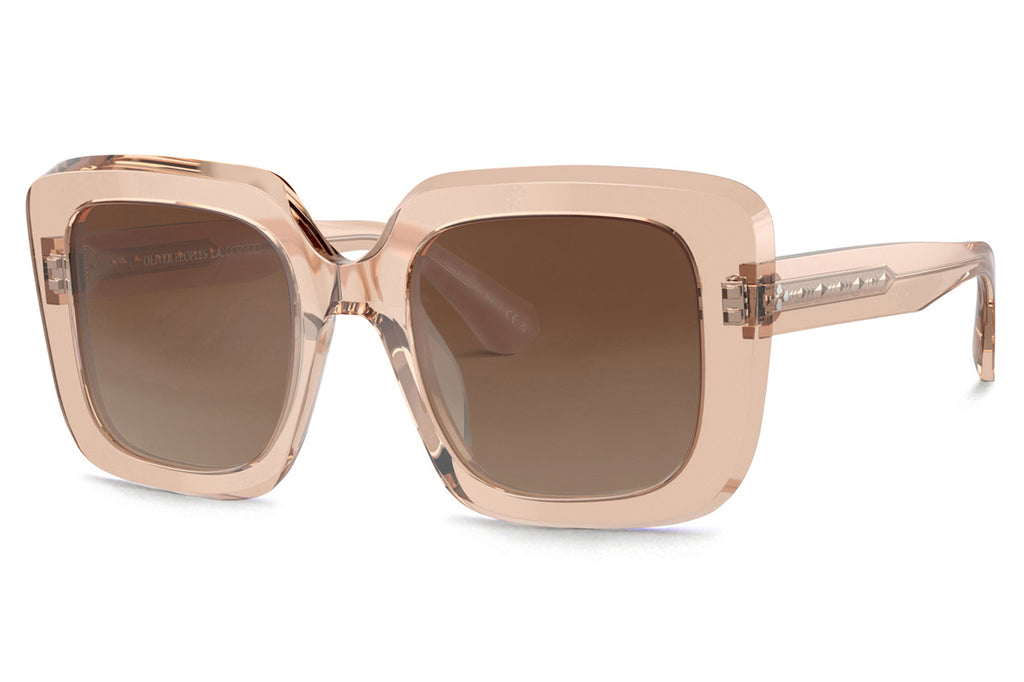 Oliver Peoples - Franca (OV5443SU) Sunglasses Blush with Dark Brown Gradient Mirror Lenses
